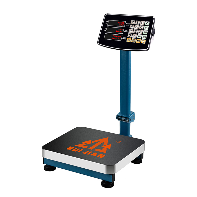 RJ-8008-3 Stainless Iron Weighing platform scale 60kg Folding Tube
