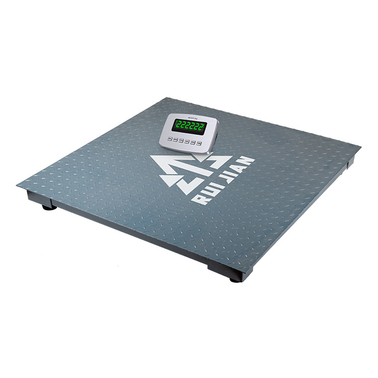 RJ-FLOOR SCALE 1t-5t Heavy Stainless Iron Floor Scale with 4 load cells
